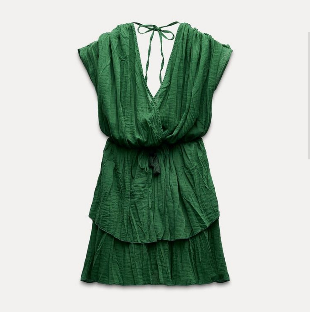 NWT Zara Wrinkle Jumpsuit